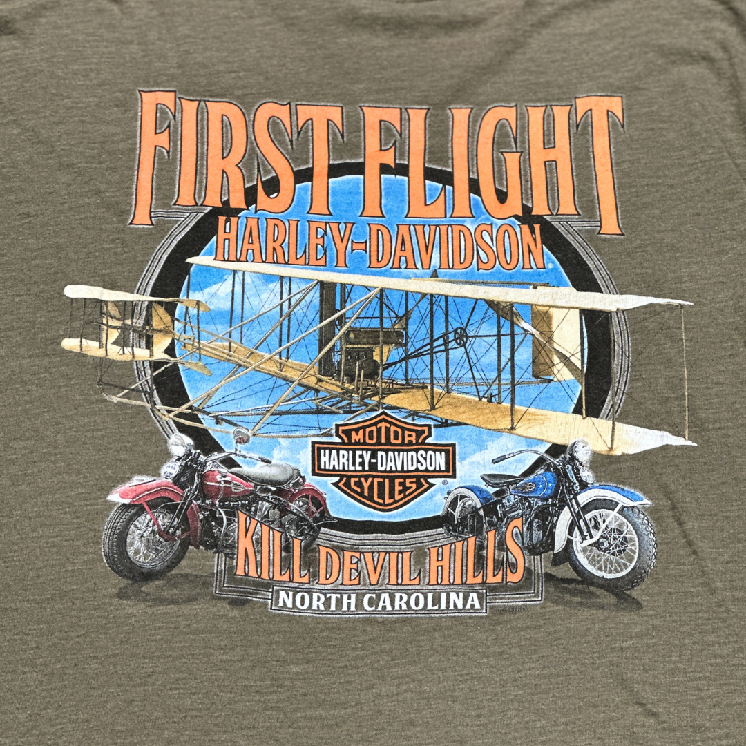 Vintage Harley Davidson First Flight