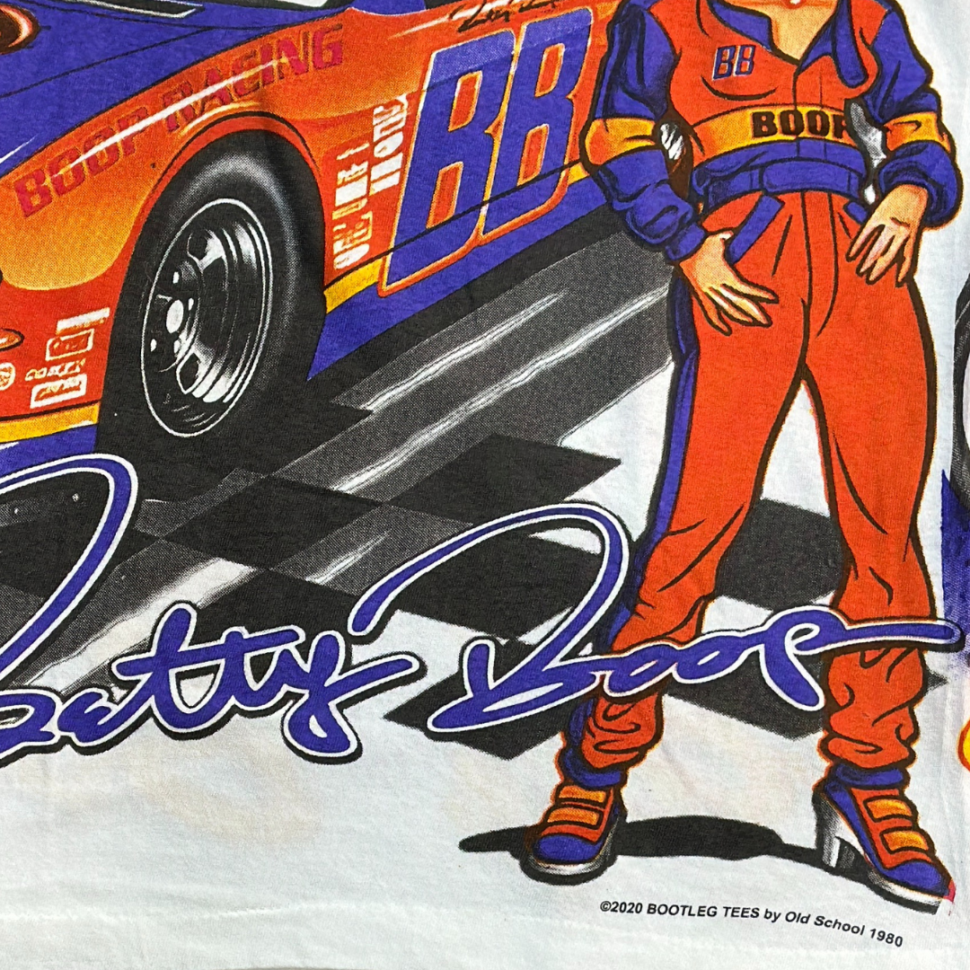 2020 Bootleg Tees Betty Boop Born To Race