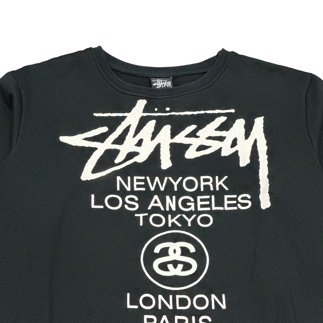 Stussy New York Los Angeles Tokyo London Paris Sweater