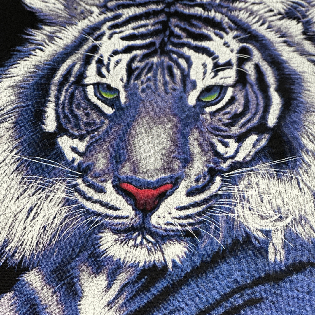 Vintage White Tiger Mega Print