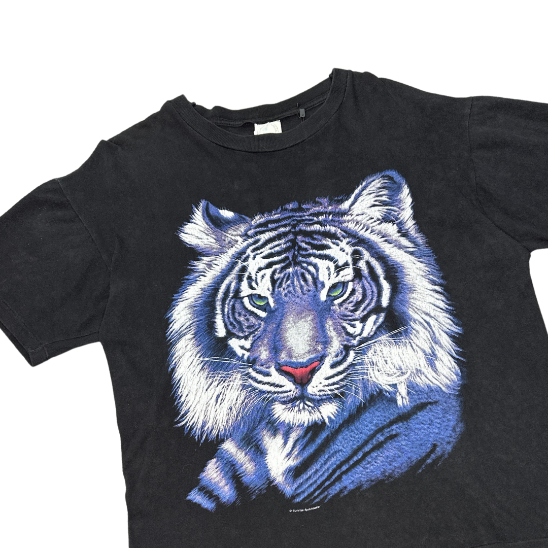 Vintage White Tiger Mega Print