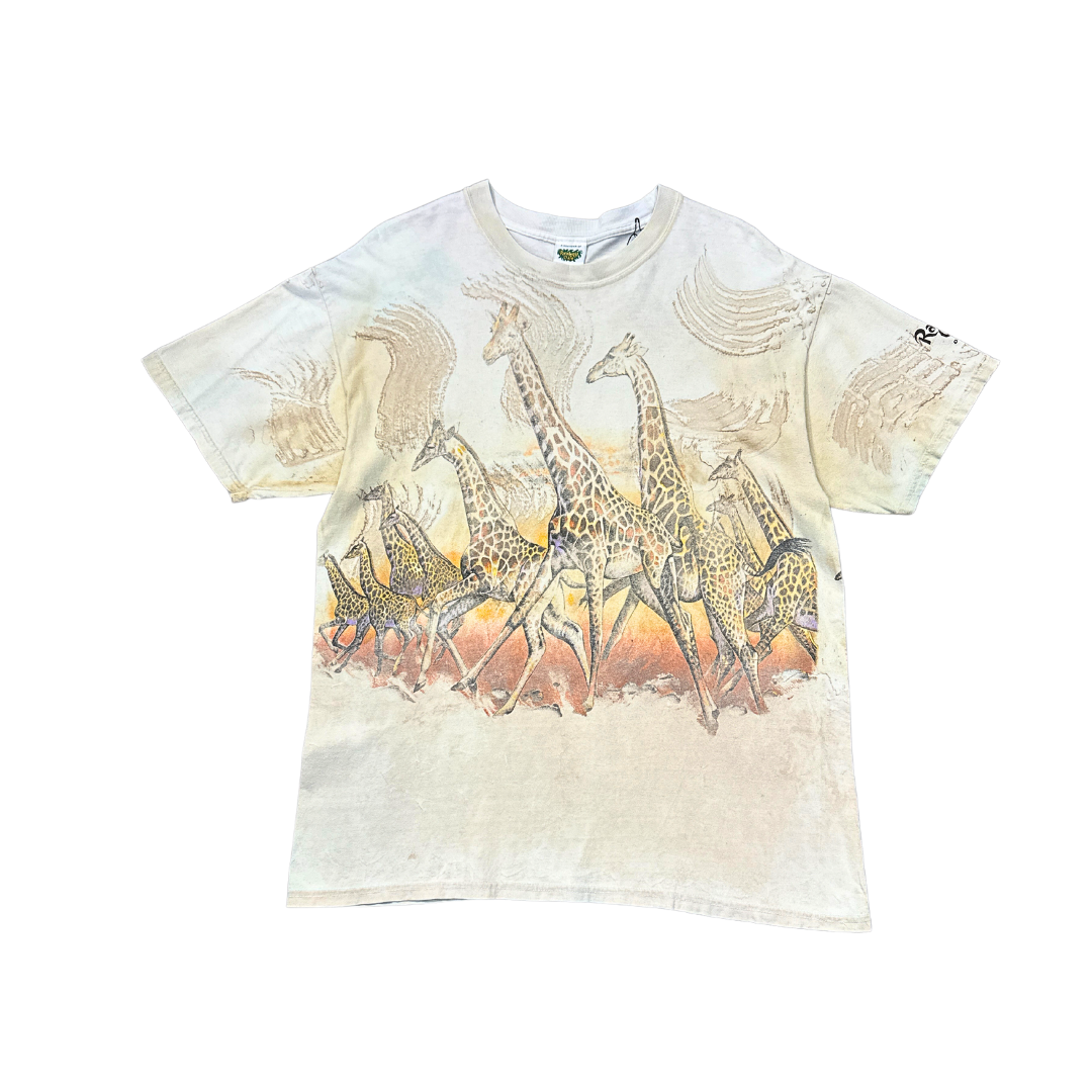 90's Safari Wildlife Giraffe Wrap Around