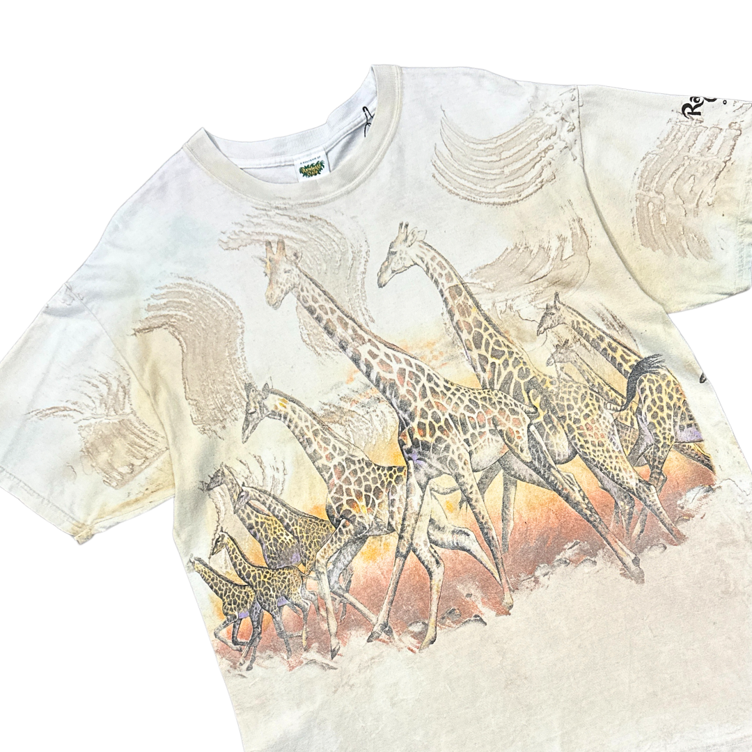 90's Safari Wildlife Giraffe Wrap Around