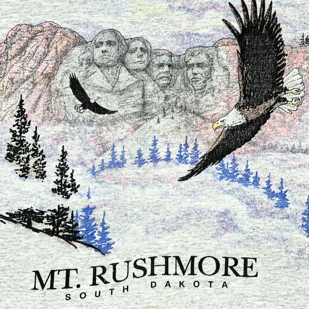 90's Mount Rushmore Wrap Around Tee