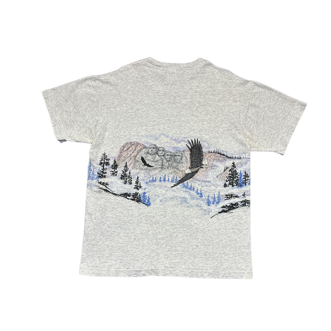 90's Mount Rushmore Wrap Around Tee